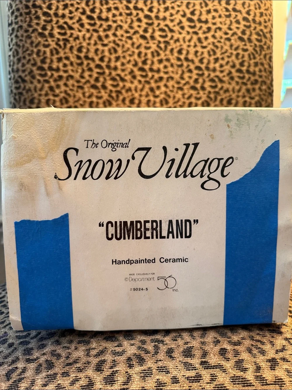 (Retired) Department 56 The Original Snow Village. “Cumberland”.